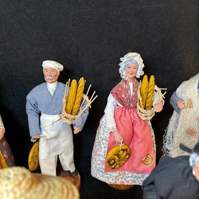 Santon Gasquet 9 French Figures