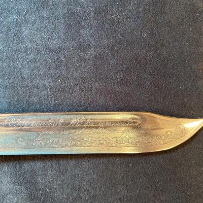 Lot 17. Collectible Knife with Leather Sheath