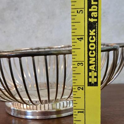 Silverplate Cage Bowl