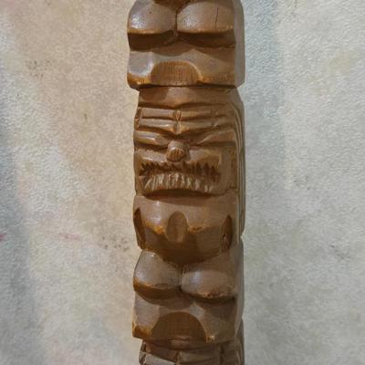 Carved Wood Large Spoon & Fork Deco
