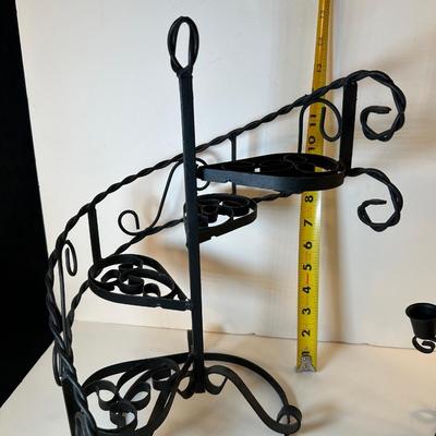 Lot 22. Wrought Iron Decor Pieces