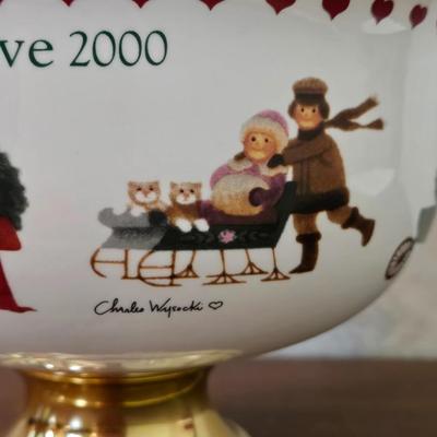 Charles Wysocki Decorative China Bowl
