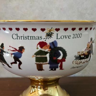 Charles Wysocki Decorative China Bowl