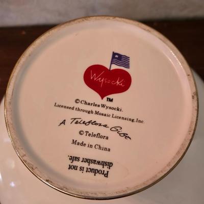 Charles Wysocki Decorative China Bowl