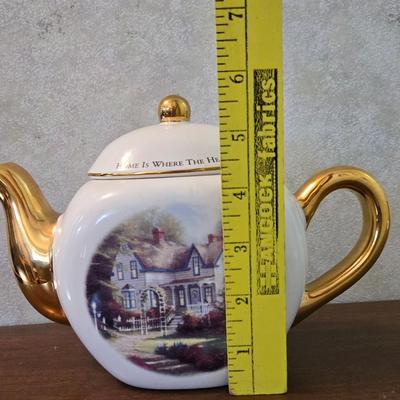 Thomas Kinkade Ceramic Teapot
