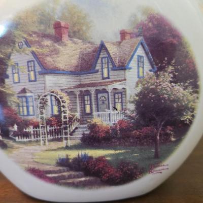 Thomas Kinkade Ceramic Teapot