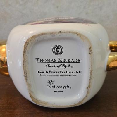 Thomas Kinkade Ceramic Teapot