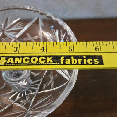 Cut Crystal Fluted Bowl