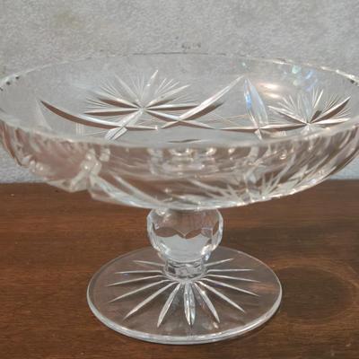 Cut Crystal Fluted Bowl