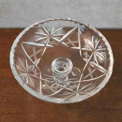 Cut Crystal Fluted Bowl