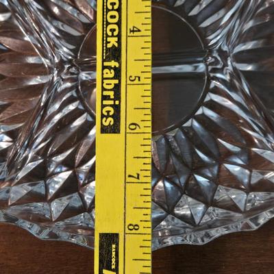 Cut Crystal Sectioned Relish or Nut Dish