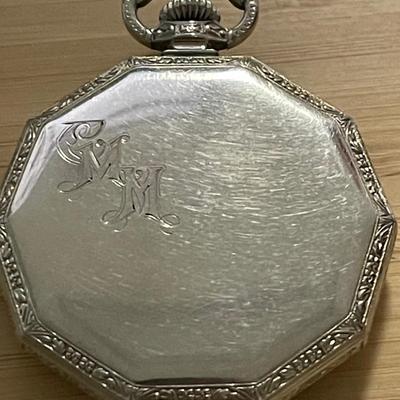 Hamilton 1925 Open Face Pocket Watch - 100 yr old timepiece - 14k gold filled