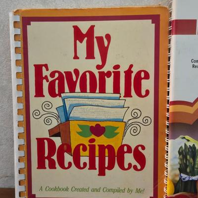 Recipe Book and 2 Cookbooks