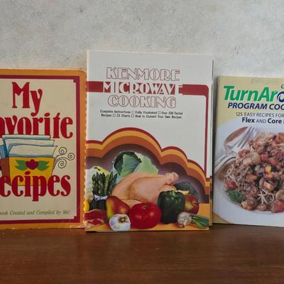 Recipe Book and 2 Cookbooks