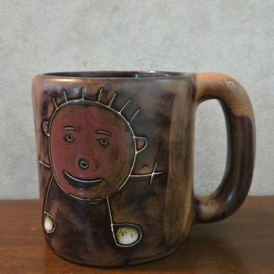 Artist Signed Mara Mexico Ceramic Mug