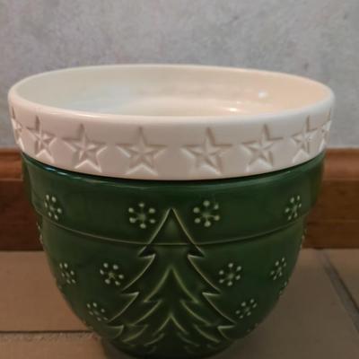Christmas Ceramic Nesting Bowls