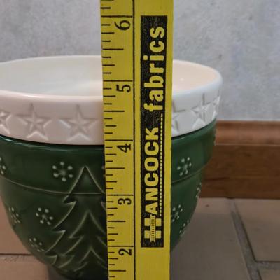 Christmas Ceramic Nesting Bowls