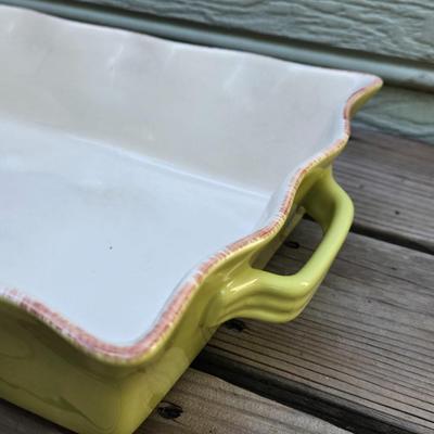 Ceramic Casserole Dish with Handles