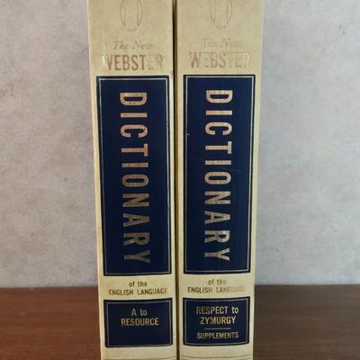 Webster's Dictionary Set