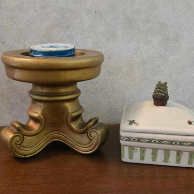PFALTZGRAFF Candle and Candleholder with Yankee Wax Melt