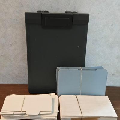Office Clipboard Storage and File Cards