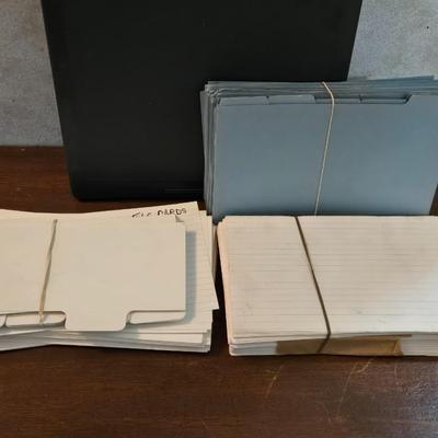 Office Clipboard Storage and File Cards