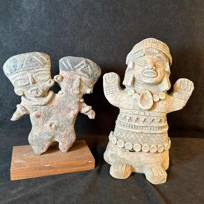 Lot 47. Pair of Pottery Figures