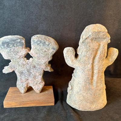Lot 47. Pair of Pottery Figures