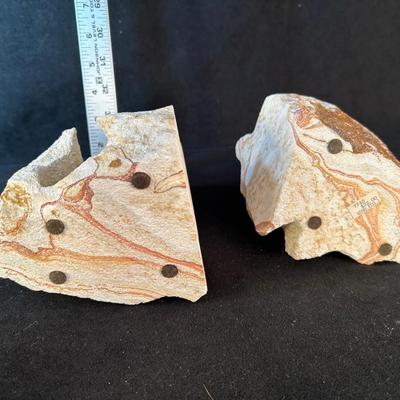 Lot 49. Sandstone Bookends