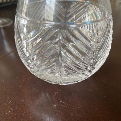 Ralph Lauren Herringbone Crystal Glasses
