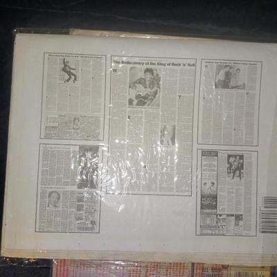 THE NEW YORK TIMES A COMPLIATION OF HISTORIC NEWSPAPER PAGES "THE KING"