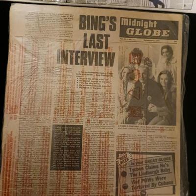 THE NEW YORK TIMES A COMPLIATION OF HISTORIC NEWSPAPER PAGES "THE KING"