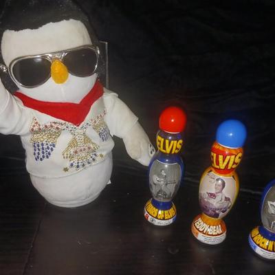 ELVIS "BURNING LOVE" MUSICAL & ANIMATED SNOWMAN
