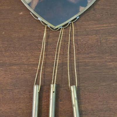 Glass Heart Angel Chime