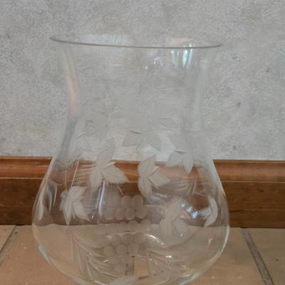 Antique Cut Glass Lantern Flute