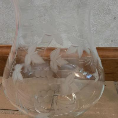 Antique Cut Glass Lantern Flute