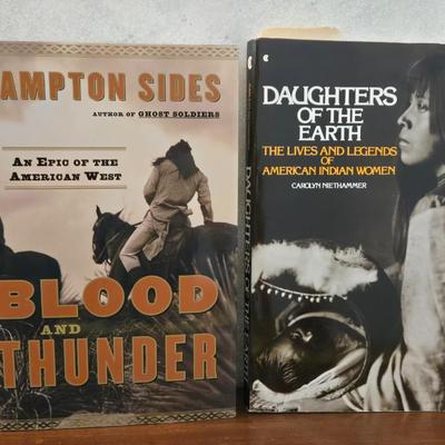 'Daughters of the Earth' and 'Blood and Thunder' Books