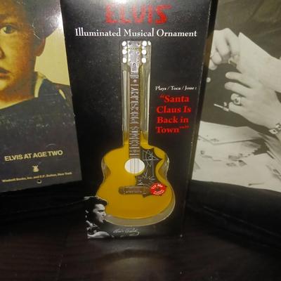 ELVIS MUSICAL ORNAMENT AND 2 CALENDARS