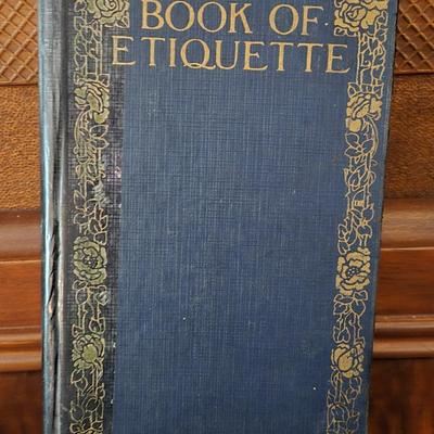 1923 'Book of Etiquette' Book