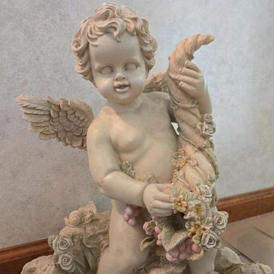 Resin Cherub Fountain