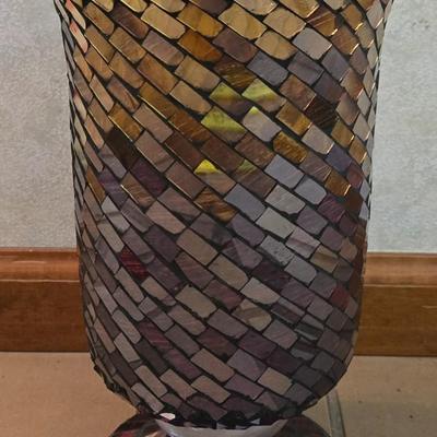 Mosaic Glass Vase