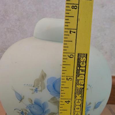 FENTON Marked and Signed Vase with Base and Lid