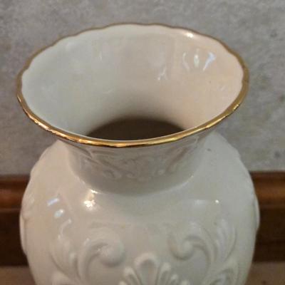Lenox Gold Gilt Trim and White Vase