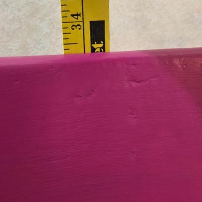 Pink Wood Vintage Desk