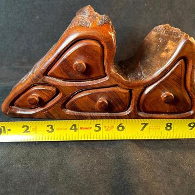 Lot 51. Wooden Sculpture with Drawers