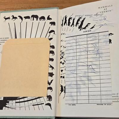 1957 1st Ed. 'Palmer's Fieldbook of Mammals' Book