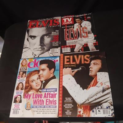 4 ELVIS MAGAZINES