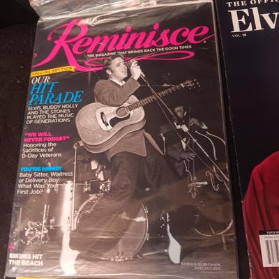 ELVIS WOORD SEEK, TV GUIDES W/CD'S AND MAGAZINES