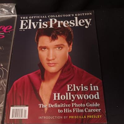 ELVIS WOORD SEEK, TV GUIDES W/CD'S AND MAGAZINES