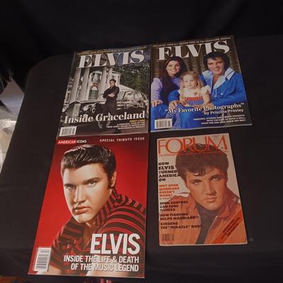 4 ELVIS MAGAZINES